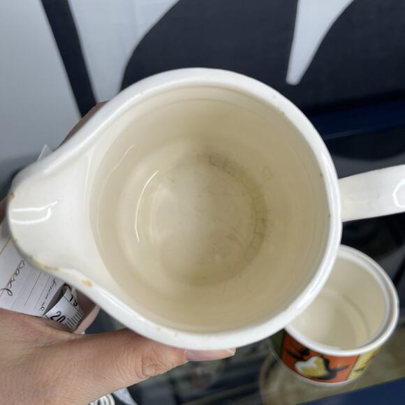 Holt Howard 1964 Early American Creamer and 2 Sugar Dishes No Lids S&P Labels - Picture 2 of 9